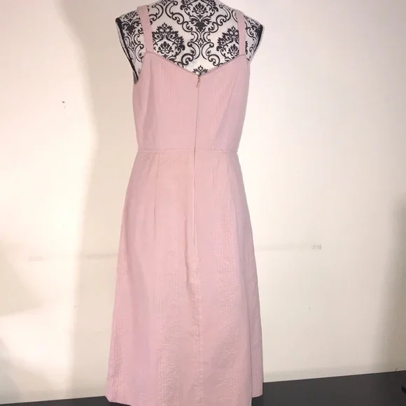 J. Crew Pink Sleeveless Maxi Dress Size 10 - Picture 5 of 9